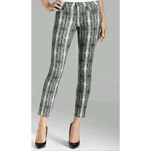 Joe's Jeans Black White Super Chic Snake Print Skinny Ankle Pants NWT SZ 27 NWT
